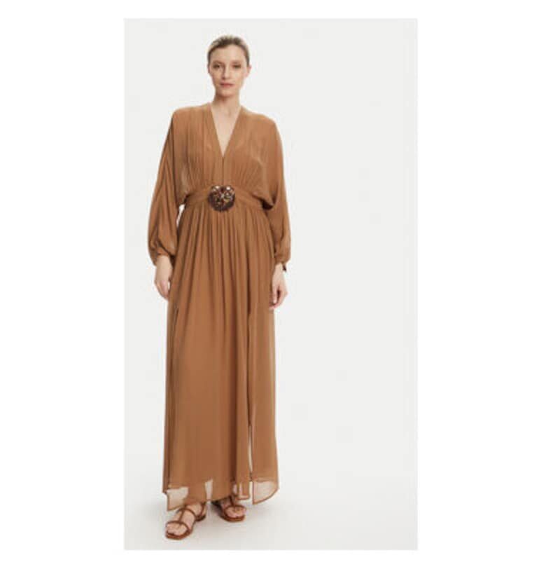 Дамска рокля  541815 PAIOLO - Вискоза - Кафяв LUISA SPAGNOLI