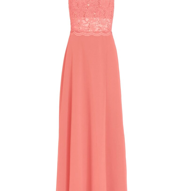 Дамска рокля  5AI01400 - Полиестер - Корал - Корал Swing