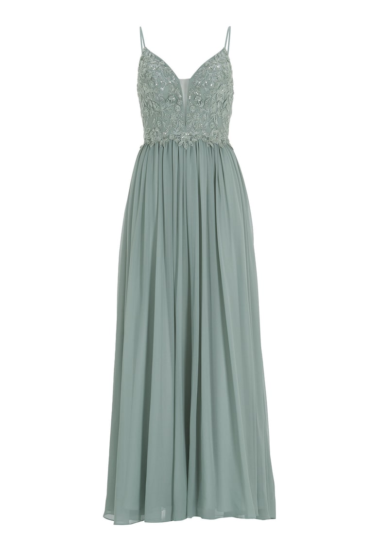 Дамска рокля 5AI082HK - Полиестер - Зелена - Зелен Hey kyla