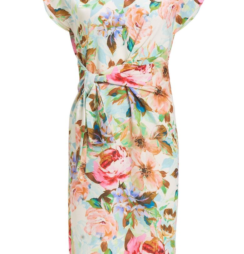 Дамска рокля  5AI20700 - Полиестер - Многоцветна - Многоцветен Swing