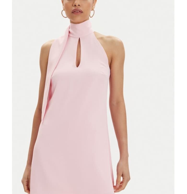 Дамска рокля -  72762 - Розова - Полиестер kontatto