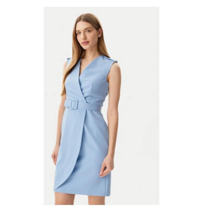 Дамска рокля -  76660 - Син ARTIGLI