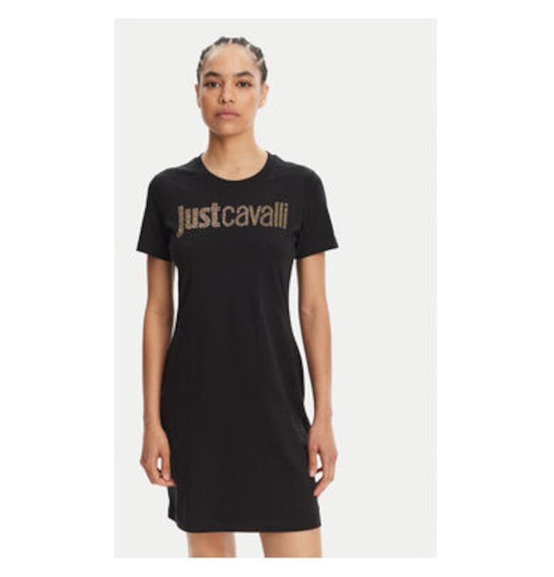 Дамска рокля  78PAOE15 CJ110 - Памук - Черен JUST CAVALLI