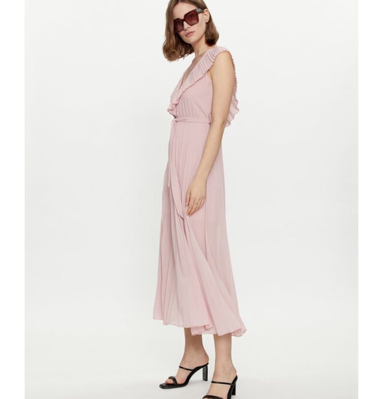 Дамска рокля -  80142 - Розова - Полиестер DIXIE