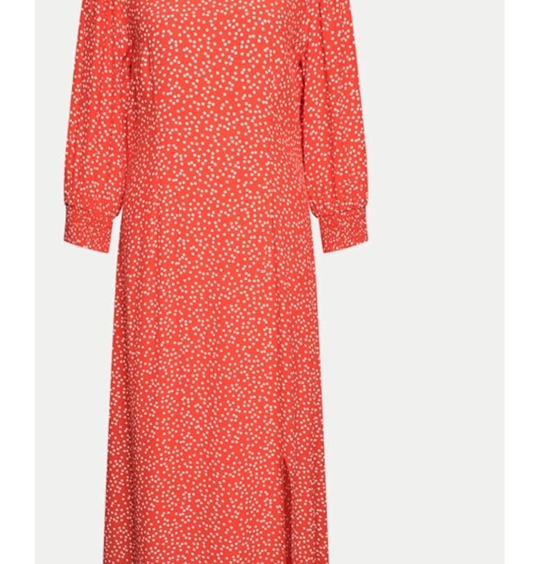 Дамска рокля -  88125 - Вискоза - Червена Pieces