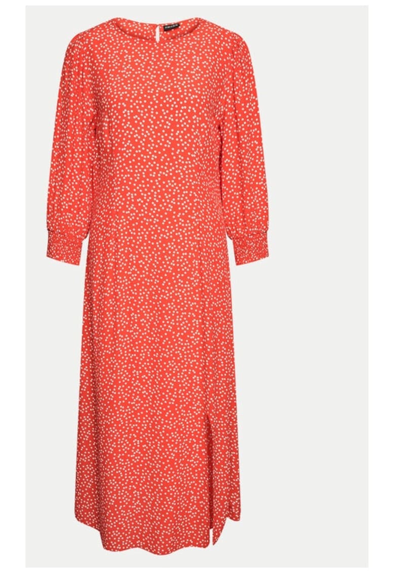 Дамска рокля - 88125 - Вискоза - Червена Pieces