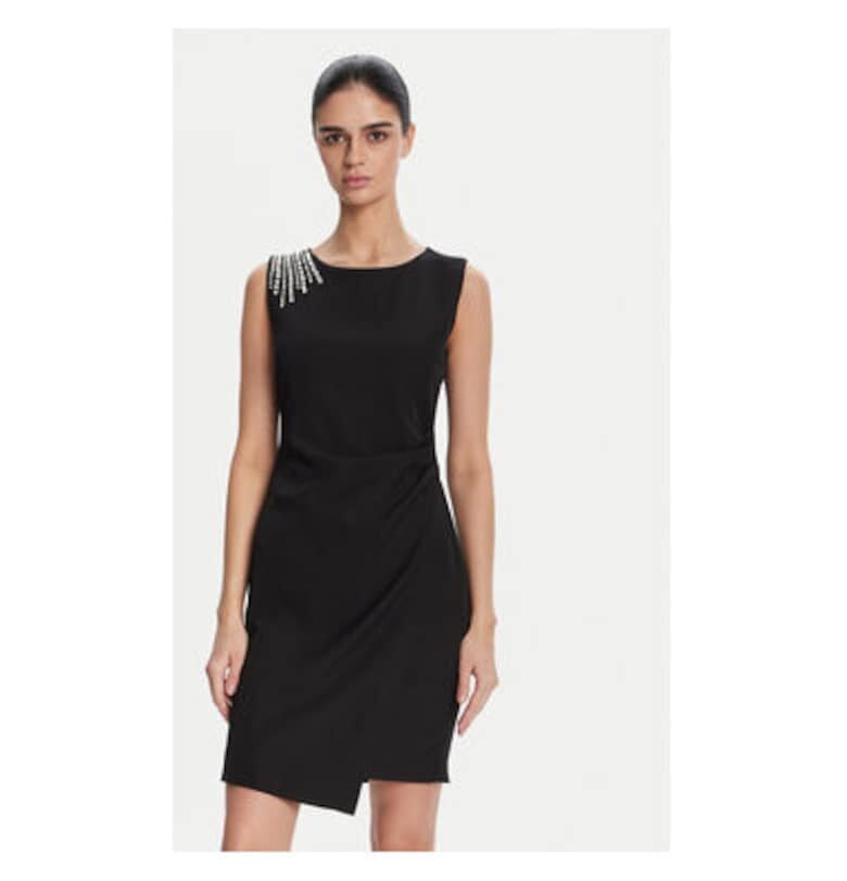 Дамска рокля  ACAB000805 - Полиестер/Еластан - Черен ARTIGLI