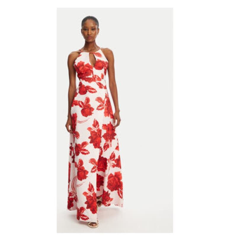 Дамска рокля  ACAB0024041 - Червен/Бял ARTIGLI