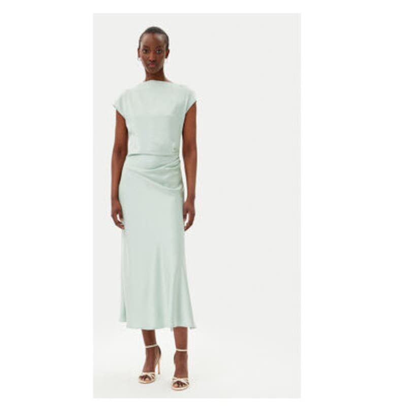 Дамска рокля  AEAOJBA - Полиестер - Зелен - Зелен Imperial