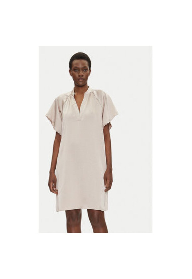 Дамска рокля BBW4490 - Рециклиран полиестер - Бежов - Бежов Bruuns Bazaar