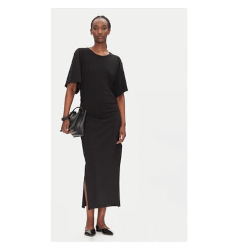 Дамска рокля  BBW4560 - Органичен памук - Черна - Черен Bruuns Bazaar