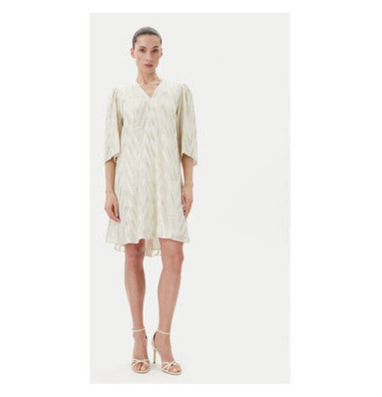 Дамска рокля  BBW4579 - вискоза - бежово - Бежов Bruuns Bazaar