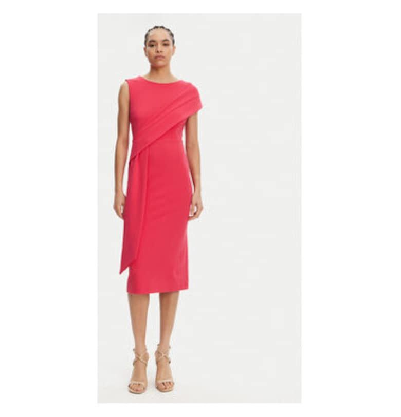 Дамска рокля  CFC0019923002 - Полиестер - Розов - Розово Rinascimento