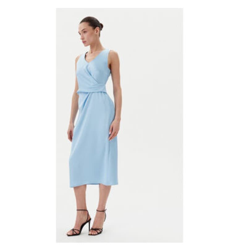 Дамска рокля  CFC0122928003 - Полиестер - Светлосин - Светлосин Rinascimento