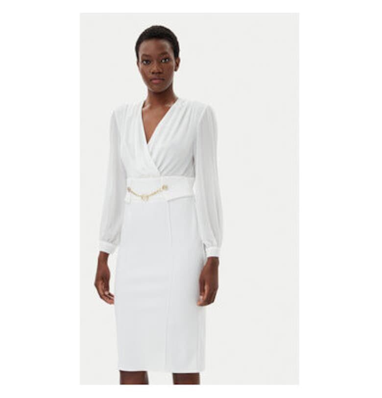 Дамска рокля  CFC0123289003 - Полиестер - Бял - Бял Rinascimento