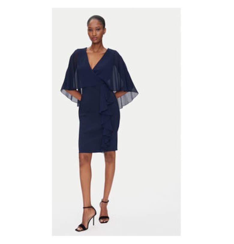 Дамска рокля  CFC0123560003 - Полиестер - Тъмносин - Тъмносин Rinascimento