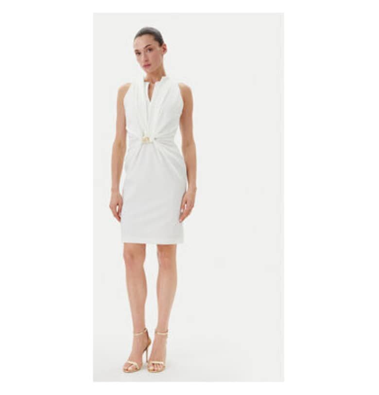 Дамска рокля  CFC0123794003 - Полиестер - Бял - Бял Rinascimento