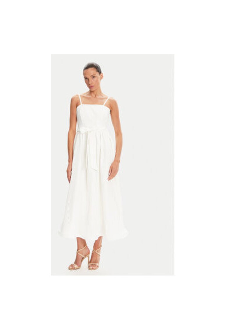 Дамска рокля CFC0124473003 - Памук/Полиестер - Бяла - Бял Rinascimento