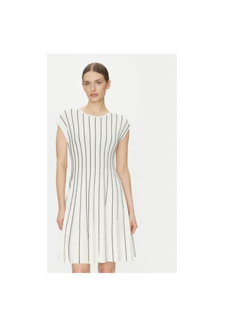 Дамска рокля DD4J8E21 - Вискоза/Найлон - Бежов - Бежов DKNY