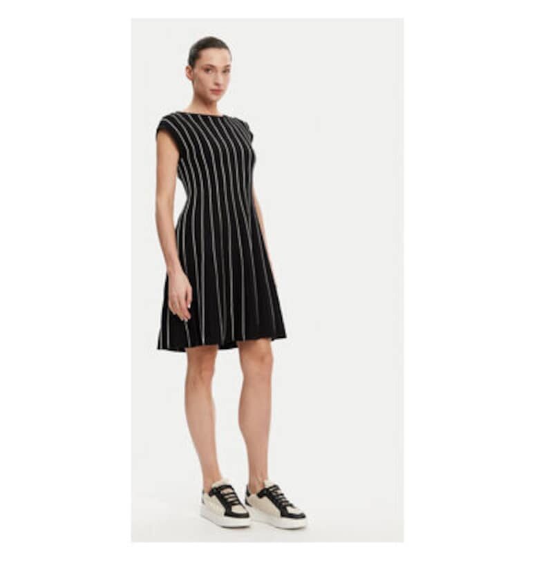 Дамска рокля  DD4J8E21 - Вискоза/Найлон - Черна DKNY