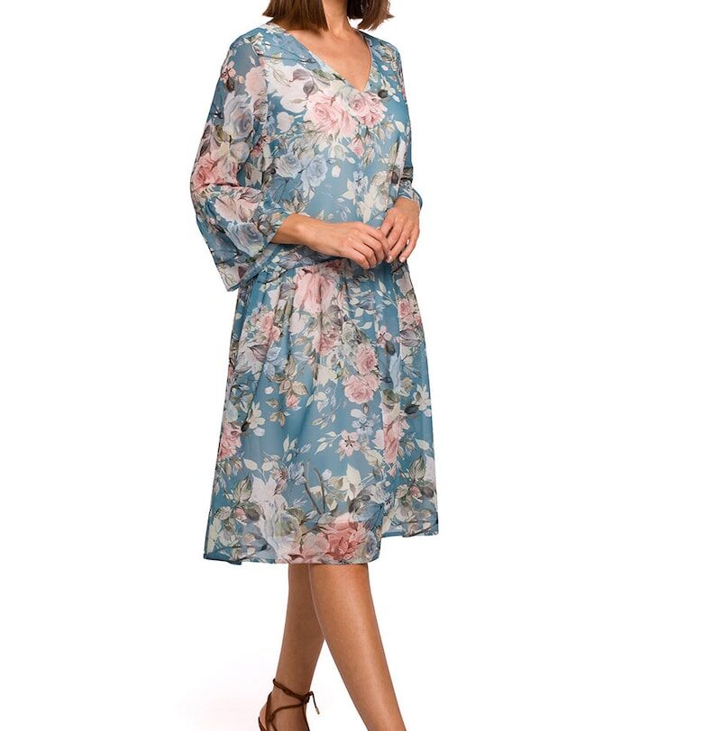 Дамска рокля Endrizzia - Син - Син Adona