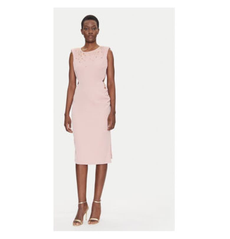 Дамска рокля  FQ25SD2004W47601 - Полиестер - Розов - Розово Fracomina