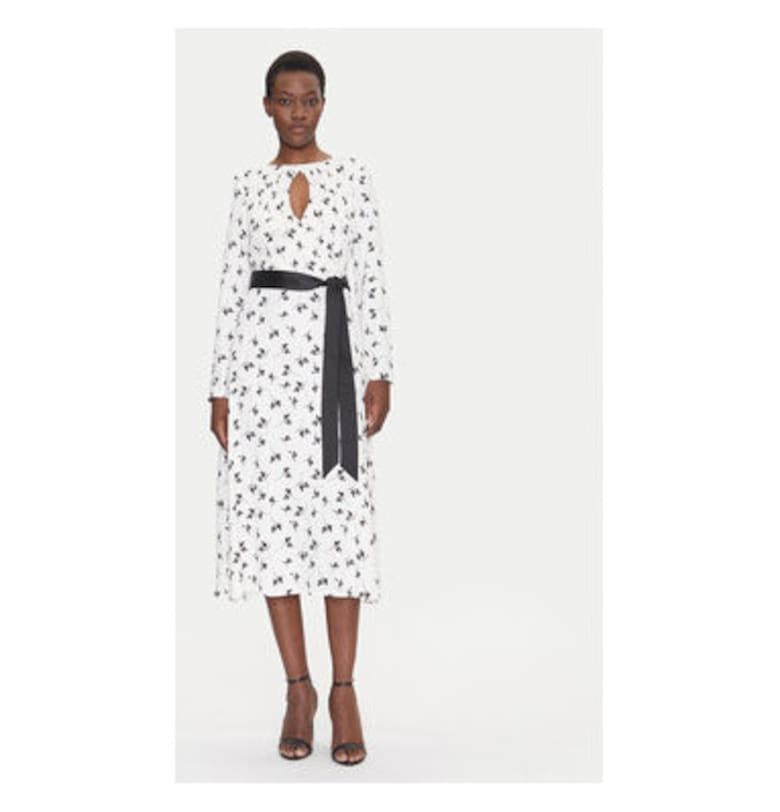 Дамска рокля  FS25SD2006W732T8 - Вискоза/Рейон - Бял - Бял Fracomina