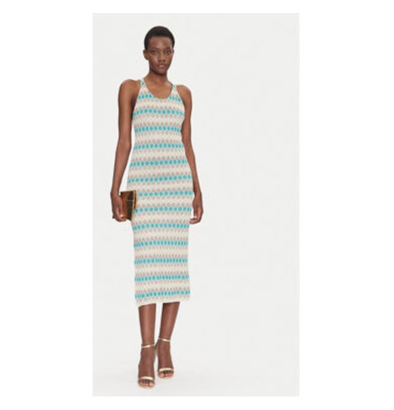 Дамска рокля  FS25SD5006K414F8 - Вискоза/Найлон - Многоцветна Fracomina