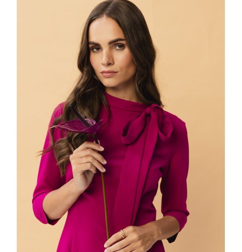 Дамска рокля -  Gwalchakin - plum - Виолетов Stylove