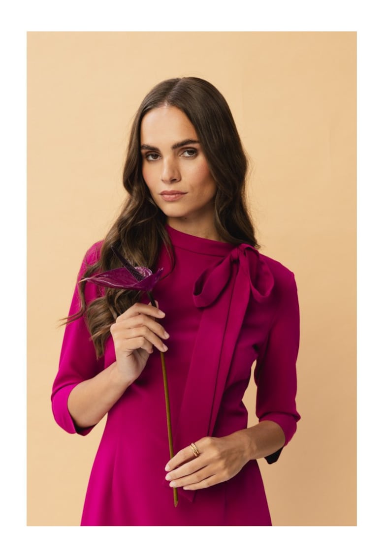 Дамска рокля - Gwalchakin - plum - Виолетов Stylove