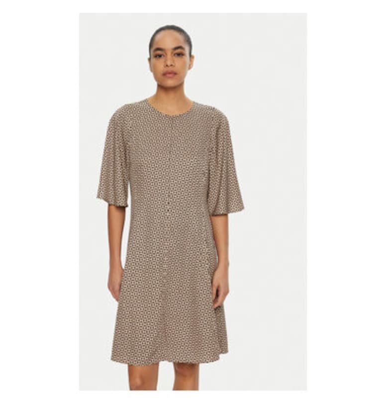 Дамска рокля - Marc O'Polo - 305096692 - Вискоза - Бежов - Бежов marc o polo