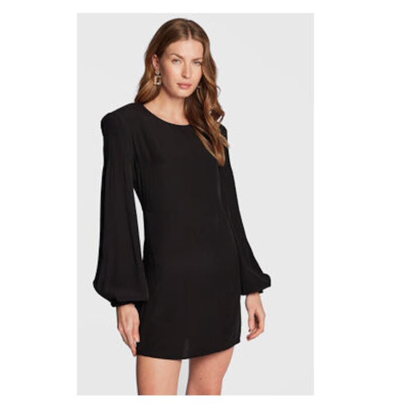 Дамска рокля -  Wardrobe - 301413752 - Ацетат/Вискоза - Черна MVP