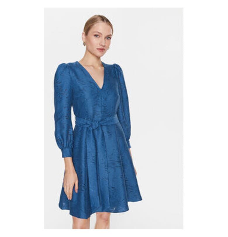 Дамска рокля - Айви Дъб - 302647545 - Вискоза/Полиамид - Син - Син IVY OAK