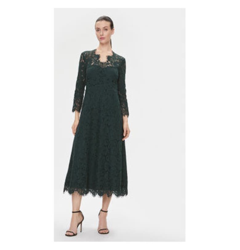 Дамска рокля - Айви Дъб - 303619473 - Памук/Полиамид - Зелена - Зелен IVY OAK