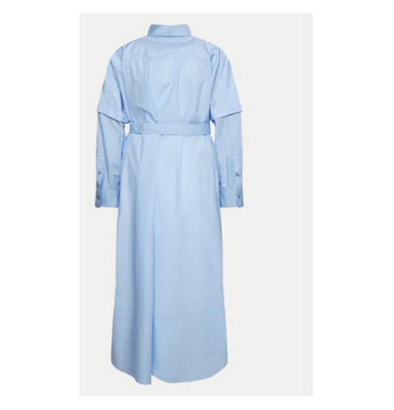 Дамска рокля - Айви Дъб - 303891176 - Органичен памук - Син - Син IVY OAK