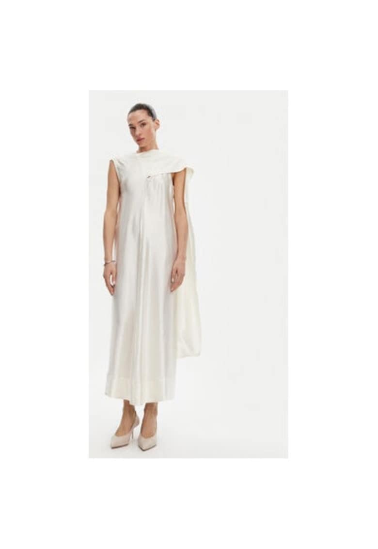 Дамска рокля - Биргит Херскинд - 304928192 - Ацетат - Бяла Birgitte Herskind