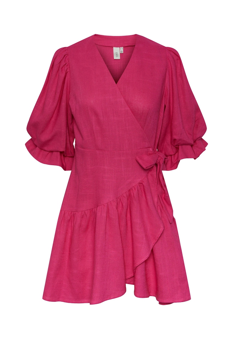 Дамска рокля - Вискоза - 302027699 - Виолетов Yas