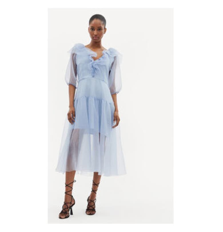 Дамска рокля - Изработка по поръчка - 303619978 - Полиестер - Синя - Син custommade