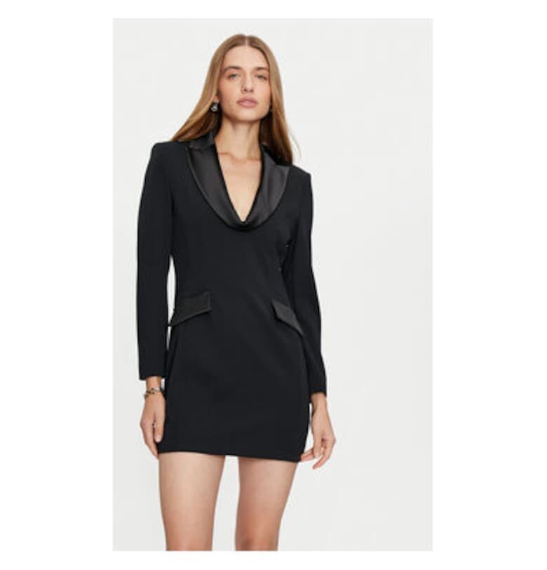 Дамска рокля - Империал - 304857478 - Полиестер - Черен - Черен Imperial