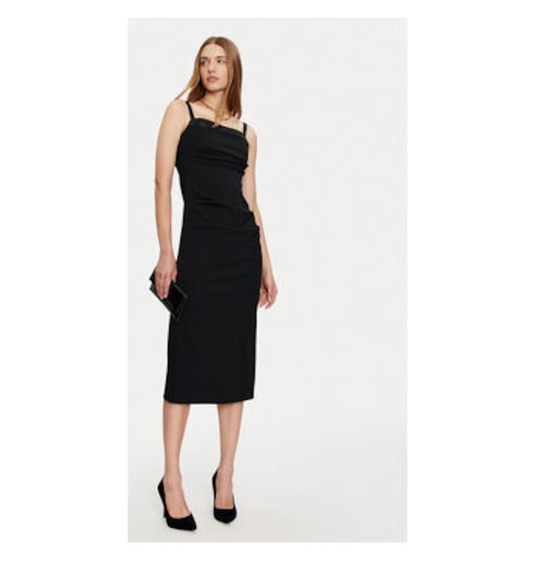 Дамска рокля - Империал - 304857485 - Полиестер - Черен - Черен Imperial