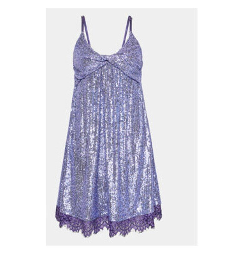 Дамска рокля - Моля - 302924448 - Полиестер - Лилаво - Виолетов PLEASE