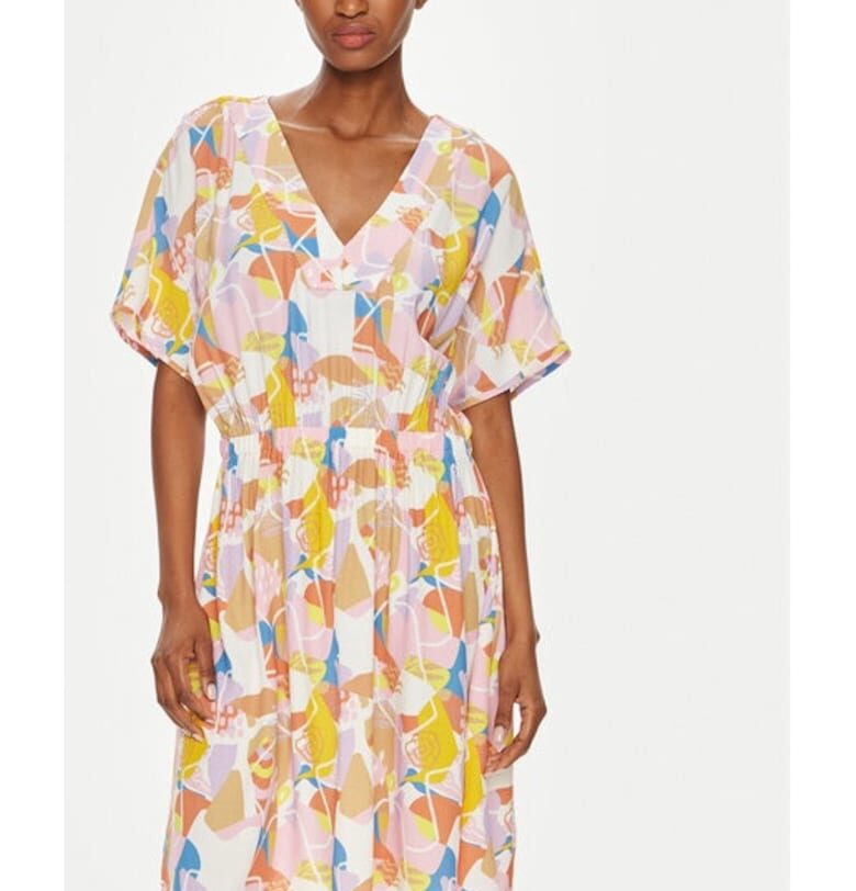 Дамска рокля - Мустанг - Многоцветна - Вискоза Mustang