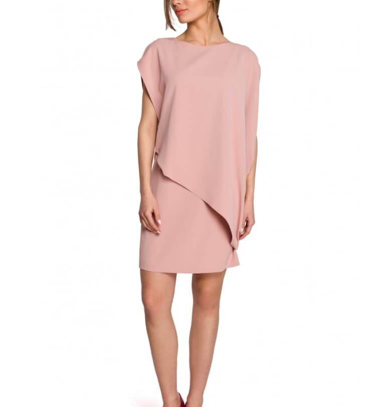 Дамска рокля  Полиестер/Еластан - Тъмнозелена Style