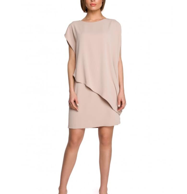 Дамска рокля  Полиестер/Еластан - Тъмнозелена Style