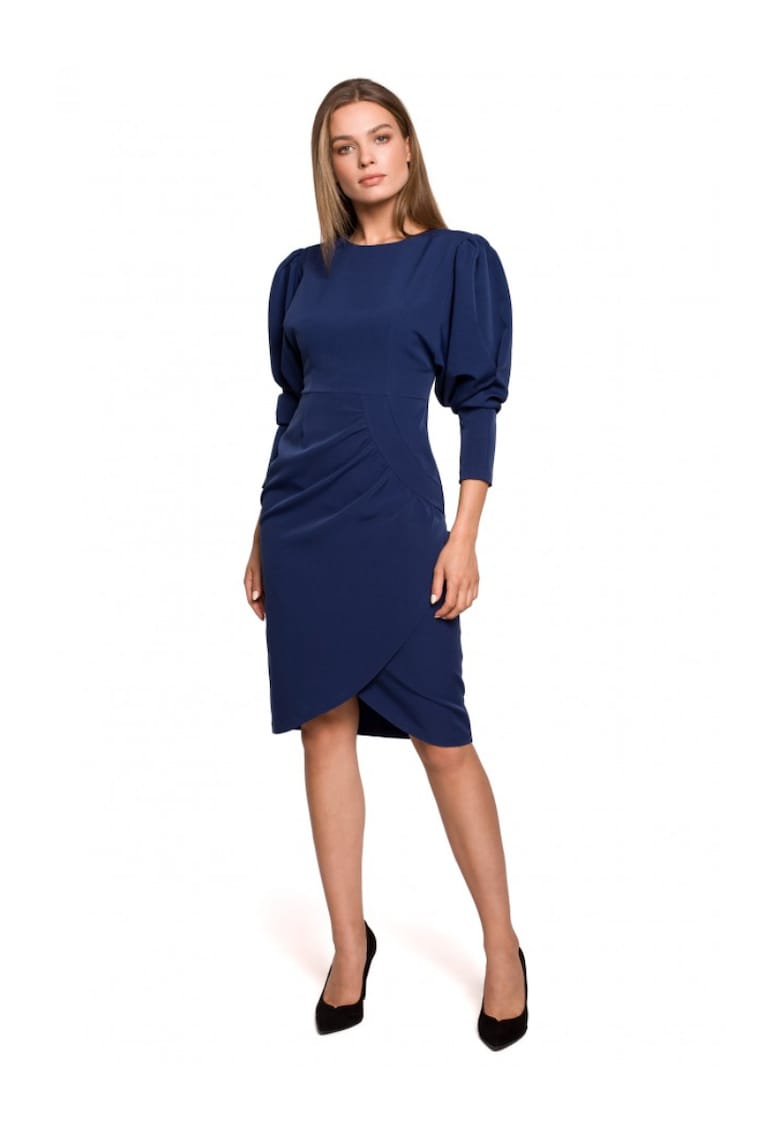 Дамска рокля Полиестер/Еластан - Черен Style