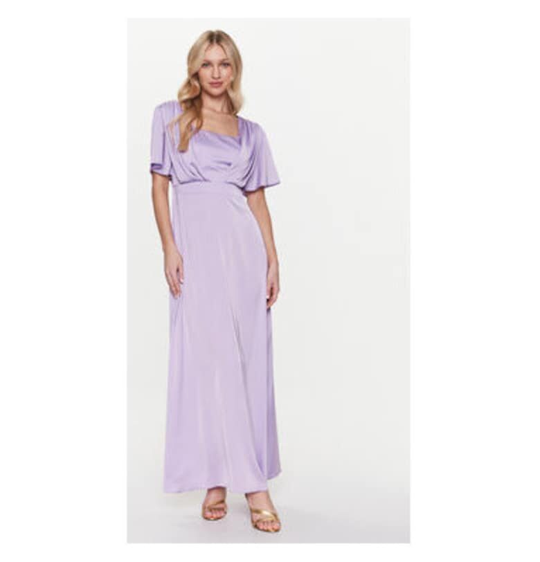 Дамска рокля - Ринасименто - 302890903 - Рециклиран полиестер - Лилаво - Виолетов Rinascimento