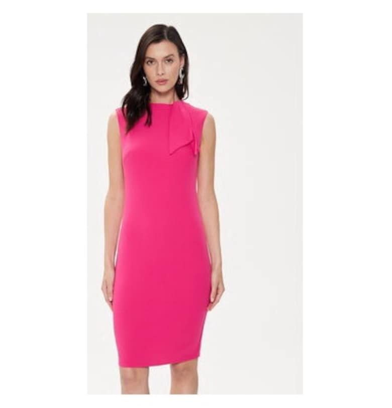 Дамска рокля - Ринасименто - 304370946 - Полиестер - Розов Rinascimento