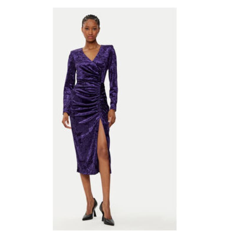 Дамска рокля - Ринасименто - 305118950 - Полиестер - Лилав Rinascimento