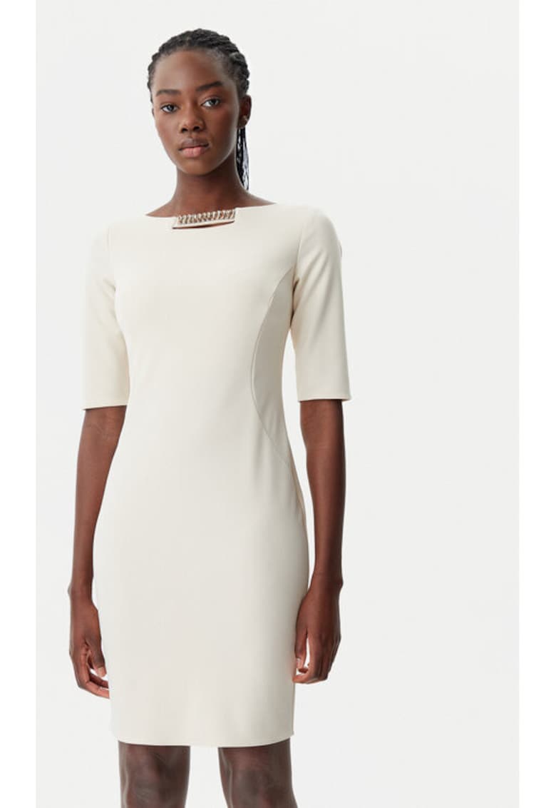 Дамска рокля - Ринасименто - 305317865 - Полиестер - Бежов Rinascimento