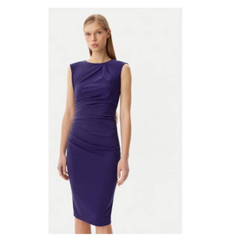 Дамска рокля - Ринасименто - 305318138 - Полиестер - Лилаво - Виолетов Rinascimento